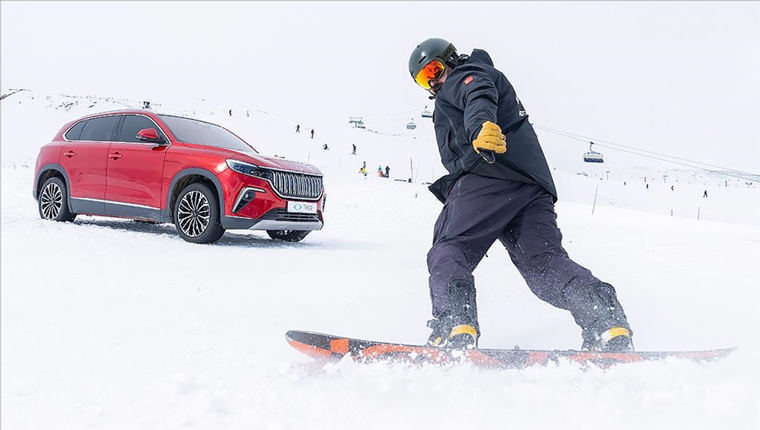 Togg T10X kar pistine çıktı!