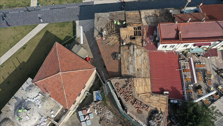 Havlucular Hanı ve Mezit Bey Hamamı'nın restorasyonu başladı!