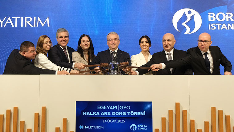 Borsa İstanbul’da gong EgeYapı Avrupa GYO adına çaldı