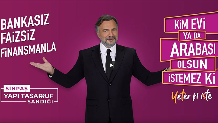 Usta oyuncu Oktay Kaynarca, Sinpaş Yapı Tasarruf Sandığı’nın reklam yüzü oldu