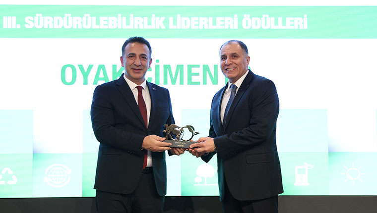 OYAK Çimento'ya "Sürdürülebilirlik Liderleri" Ödülü
