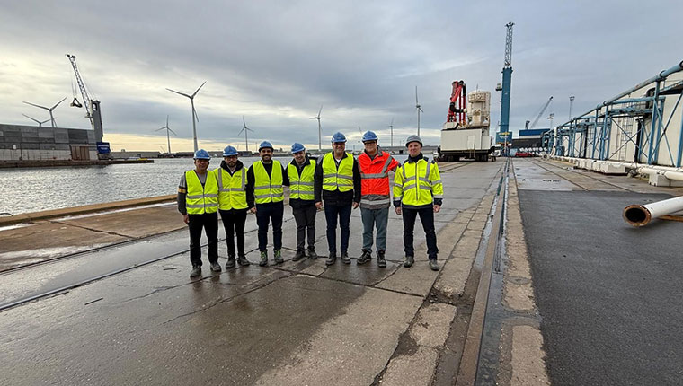 Medcem Çimento Grubu'nun Antwerp terminali faaliyete başladı