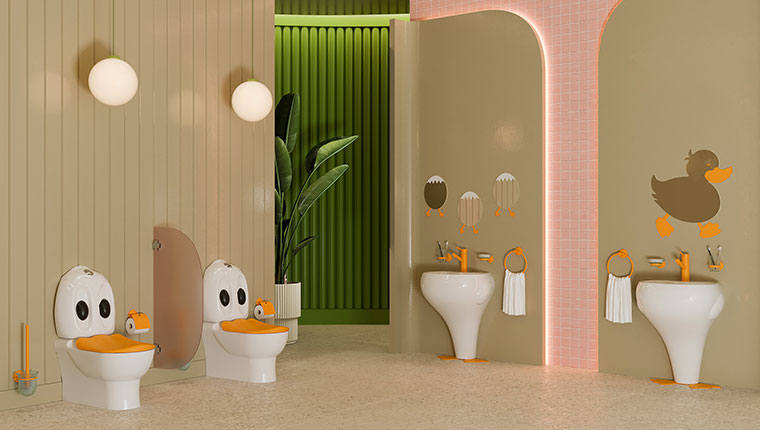 Creavit’ten çocuk dostu banyo çözümleri