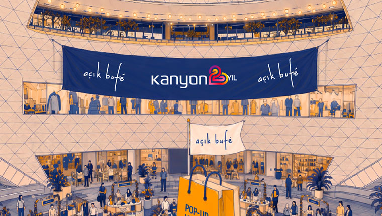 Kanyon'dan 20. yıla özel “Açık Bufé” Pop-Up Market deneyimi